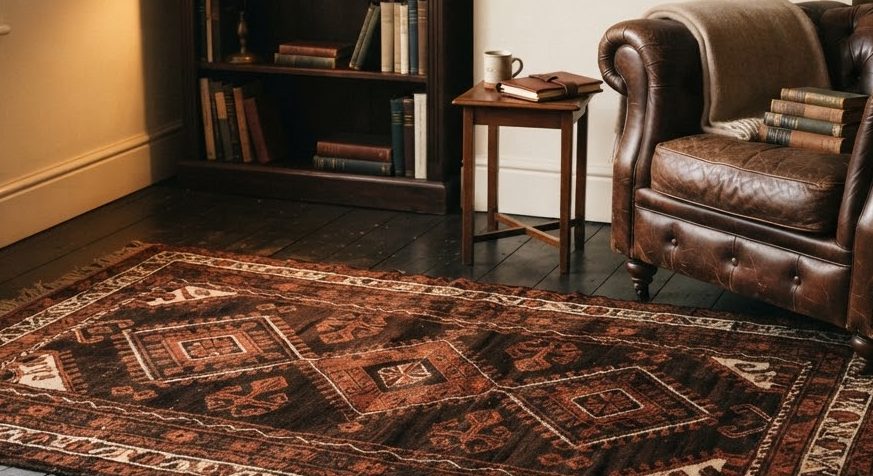 Baluchi Nomad Rug — detail view