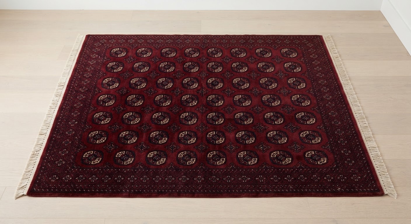 Bokhara Hand-Knotted Rug 5x7 — 5x7